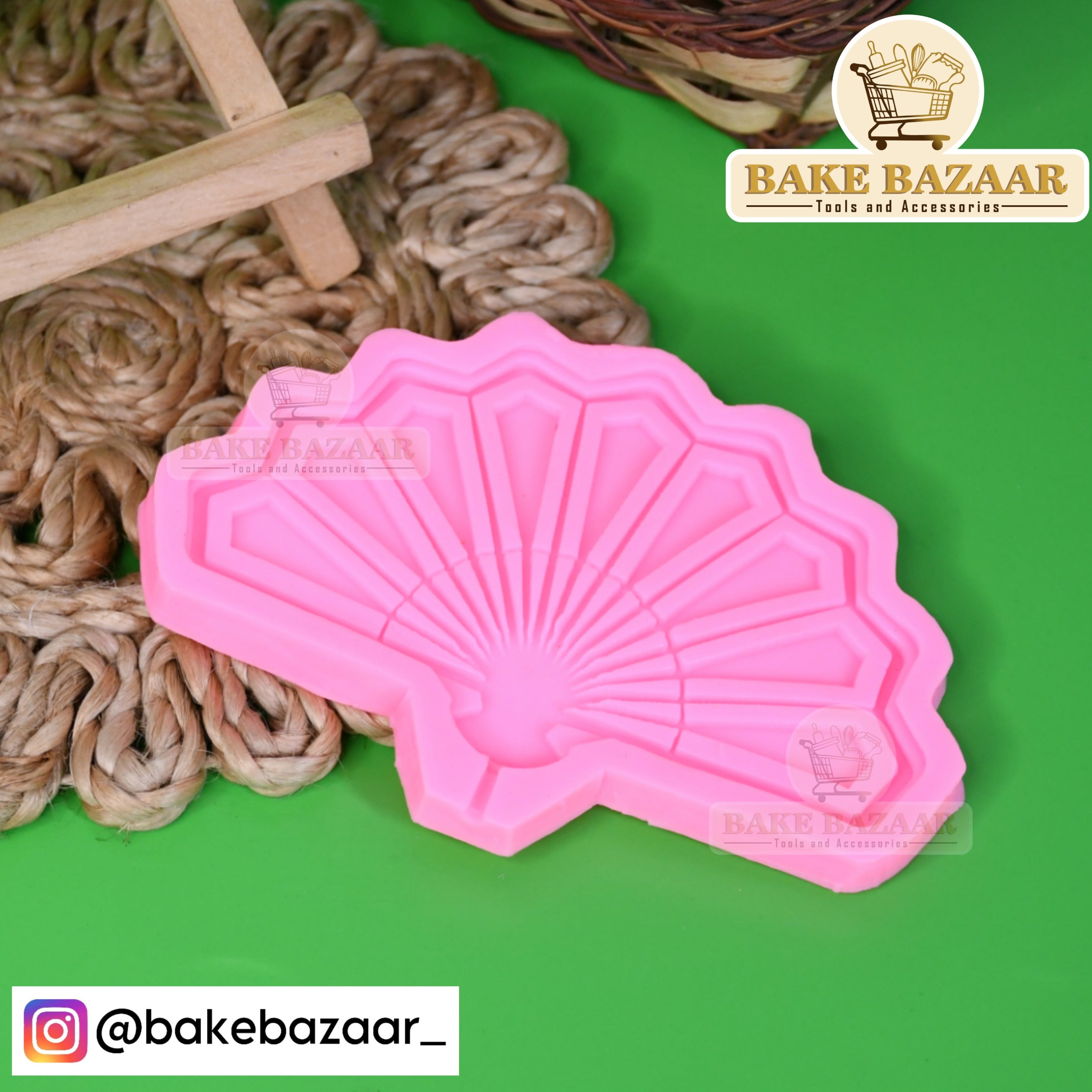 Folding Fan Design Silicone Mold