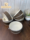 Disposable Paper Ripple Round Container (Large)