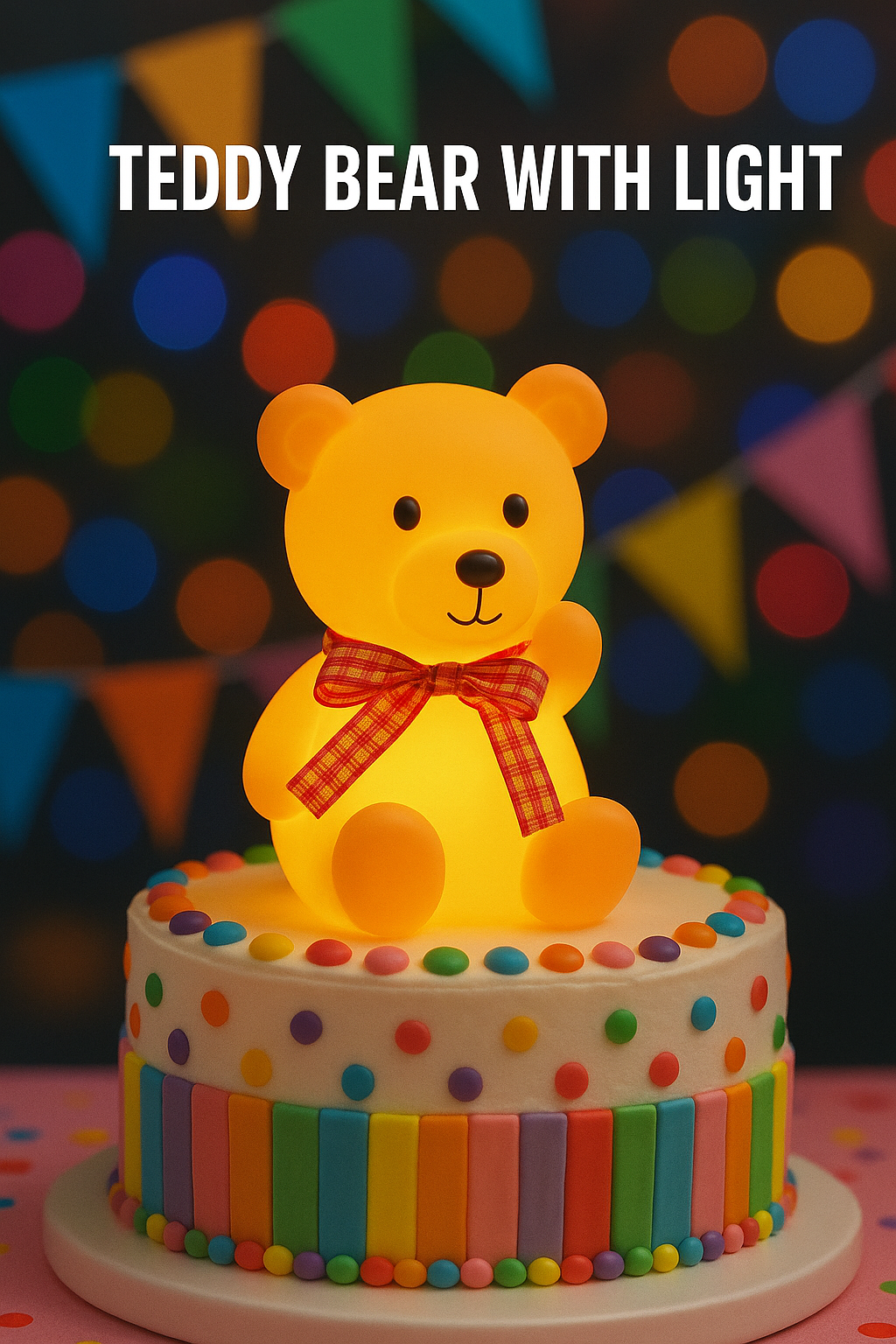 Cute Teddy Bear with Light
