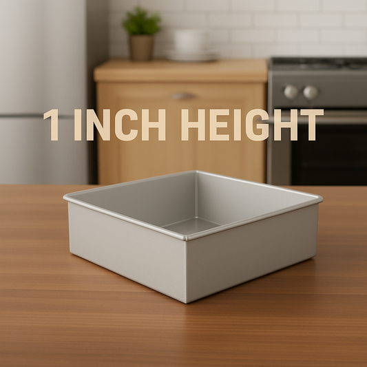 Square Aluminum Tin (Size-5x5x1)