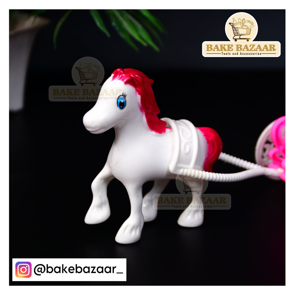 Horse Carriage Baggi Cake Topper