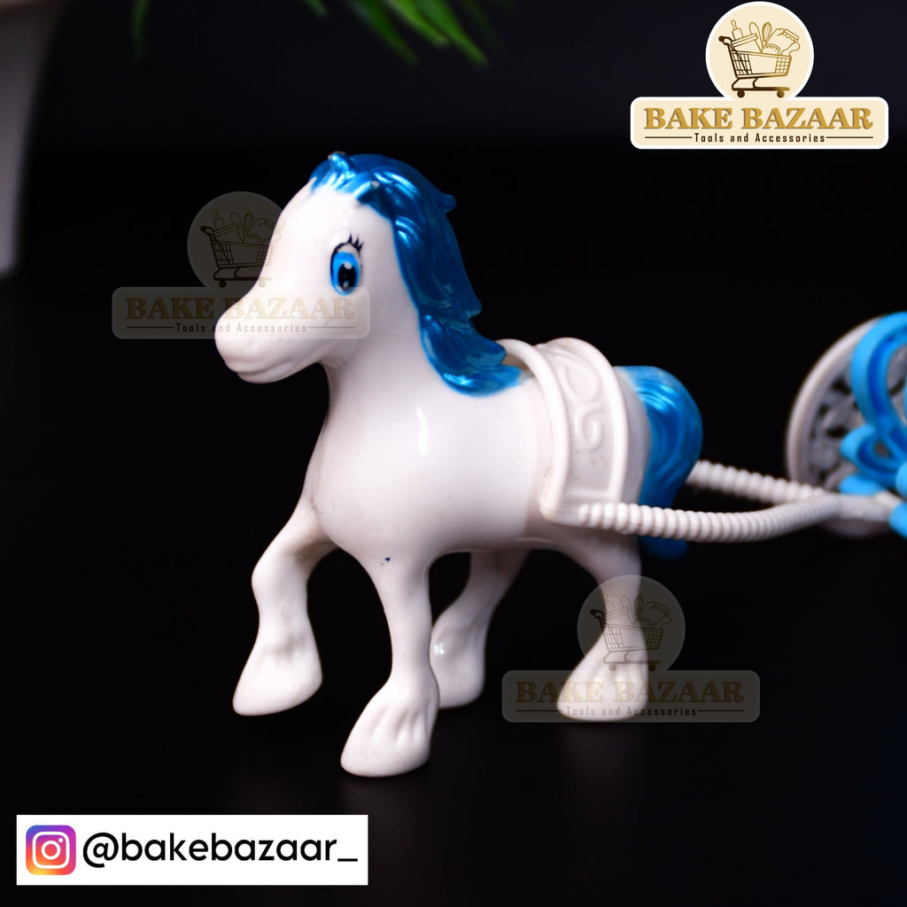 Horse Carriage Baggi Cake Topper