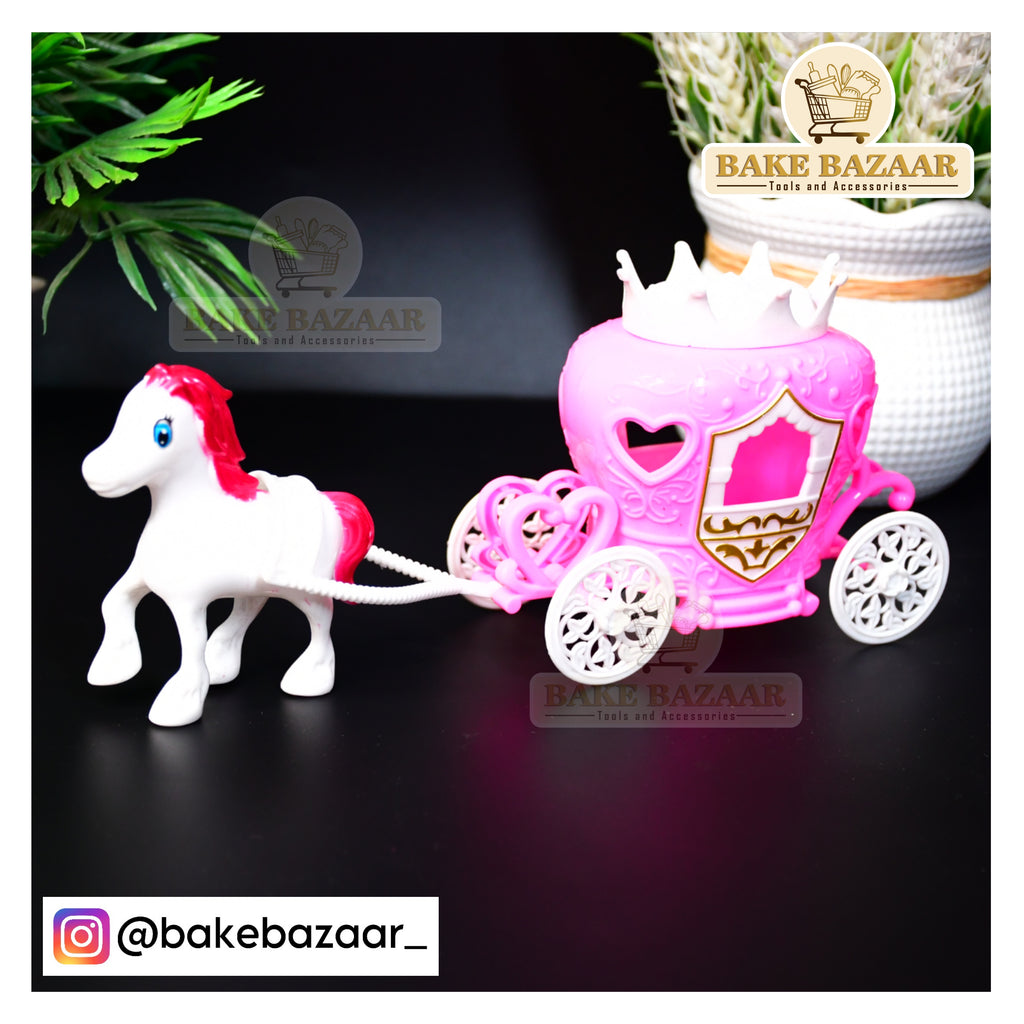 Horse Carriage Baggi Cake Topper
