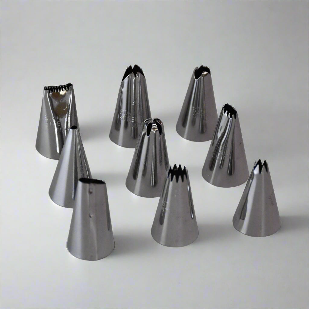 9 Pc Icing Piping Nozzles Stainless Steel Multi-opening Icing Nozzle