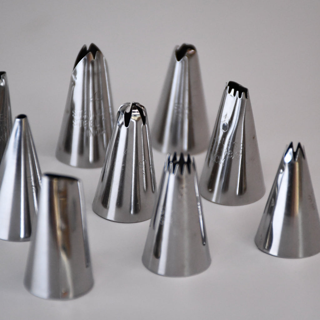 9 Pc Icing Piping Nozzles Stainless Steel Multi-opening Icing Nozzle
