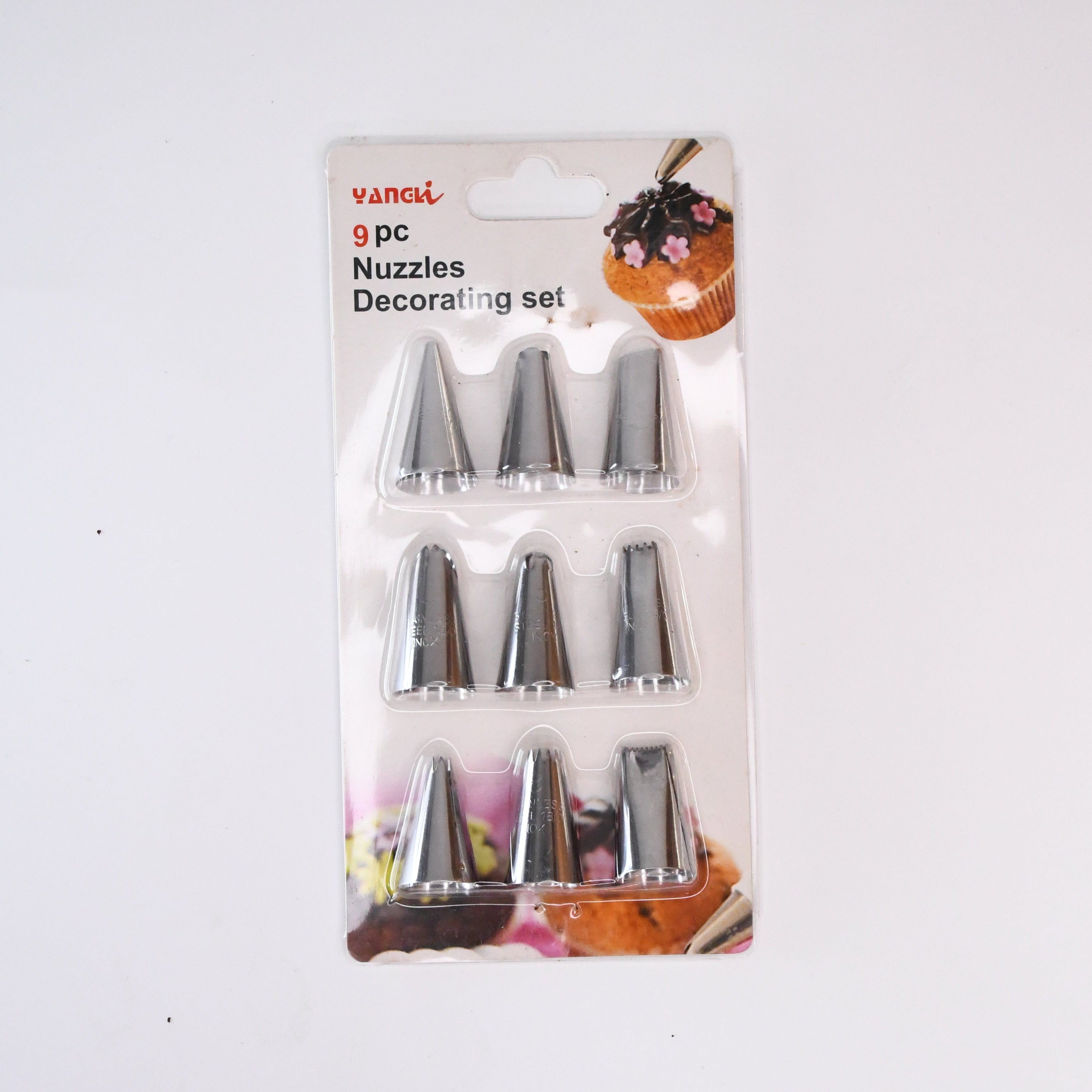 9 Pc Icing Piping Nozzles Stainless Steel Multi-opening Icing Nozzle