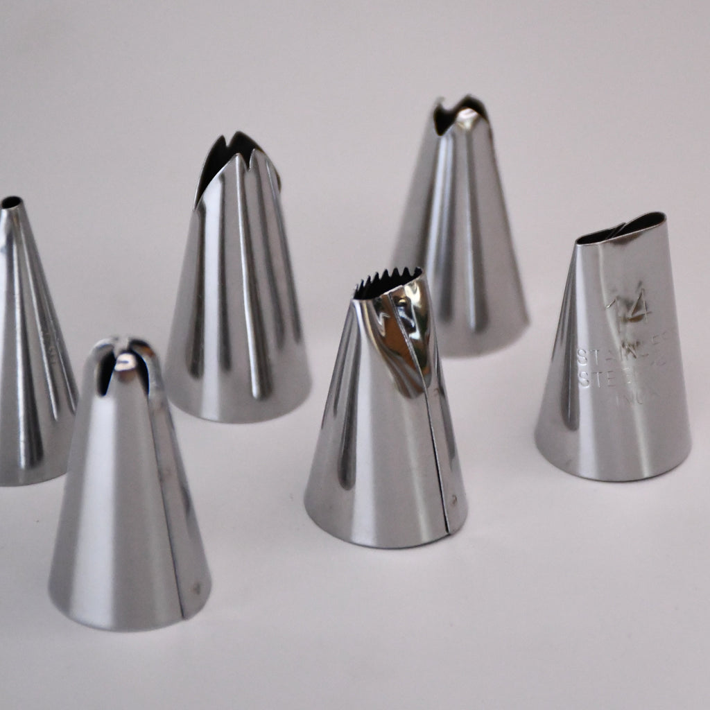6 Pc Icing Piping Nozzles Stainless Steel Multi-opening Icing Nozzle