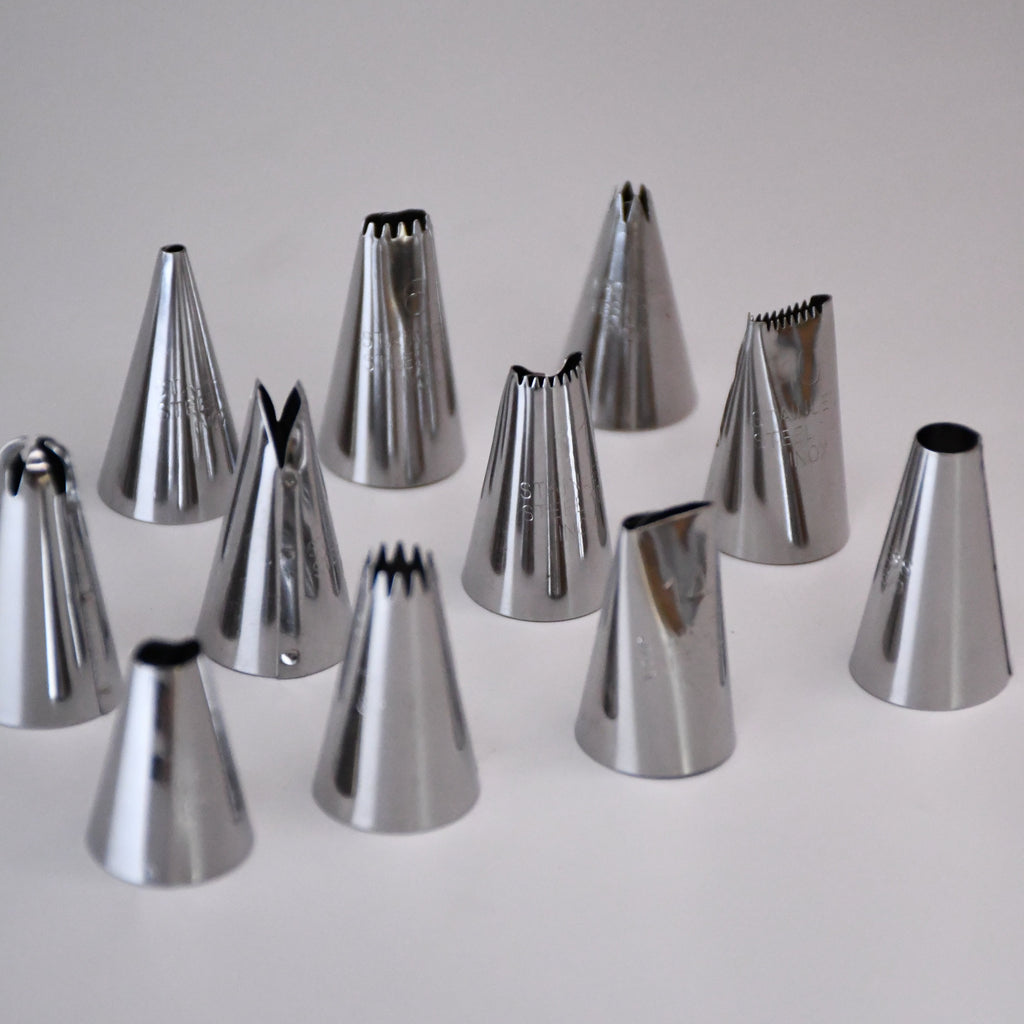 12 Pc Icing Piping Nozzles Stainless Steel Multi-opening Icing Nozzle