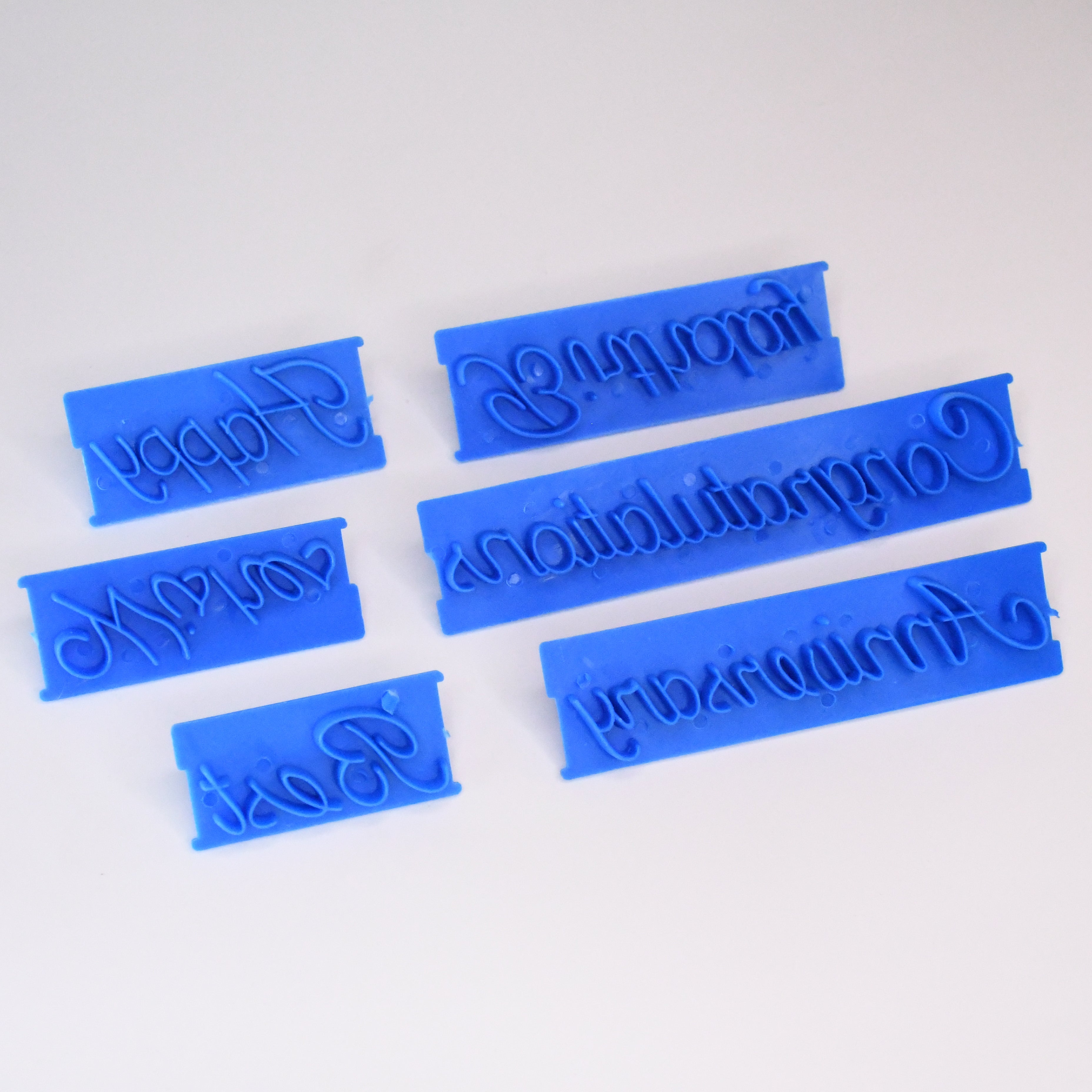 Cake Embosser Fondant Cake Molds Printing Letters Handwriting Letter for DIY Baking for Chocolate