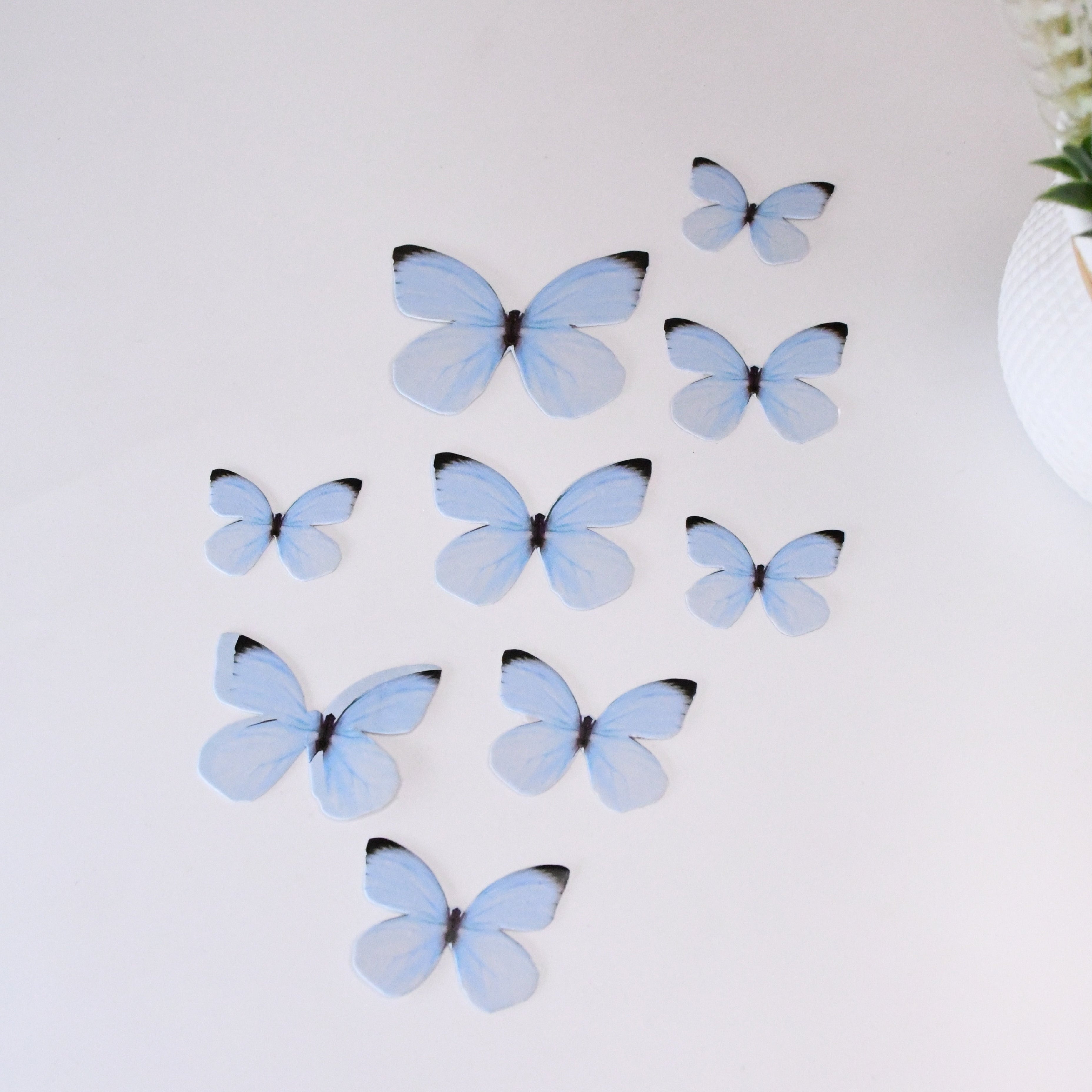 Blue Butterfly Cake Topper