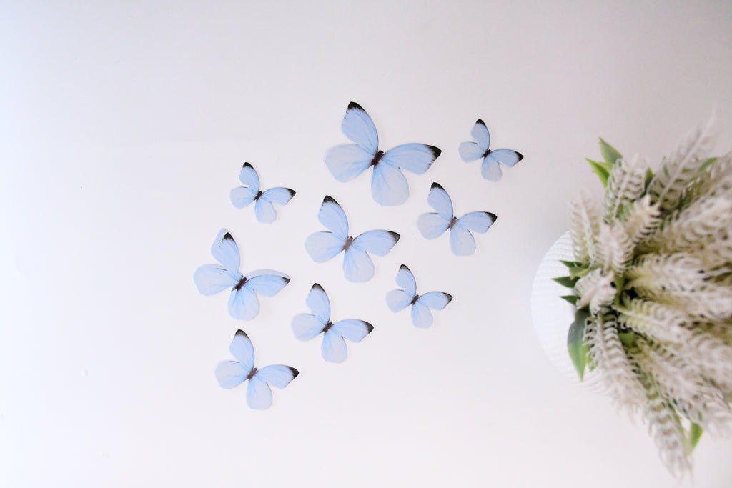 Blue Butterfly Cake Topper