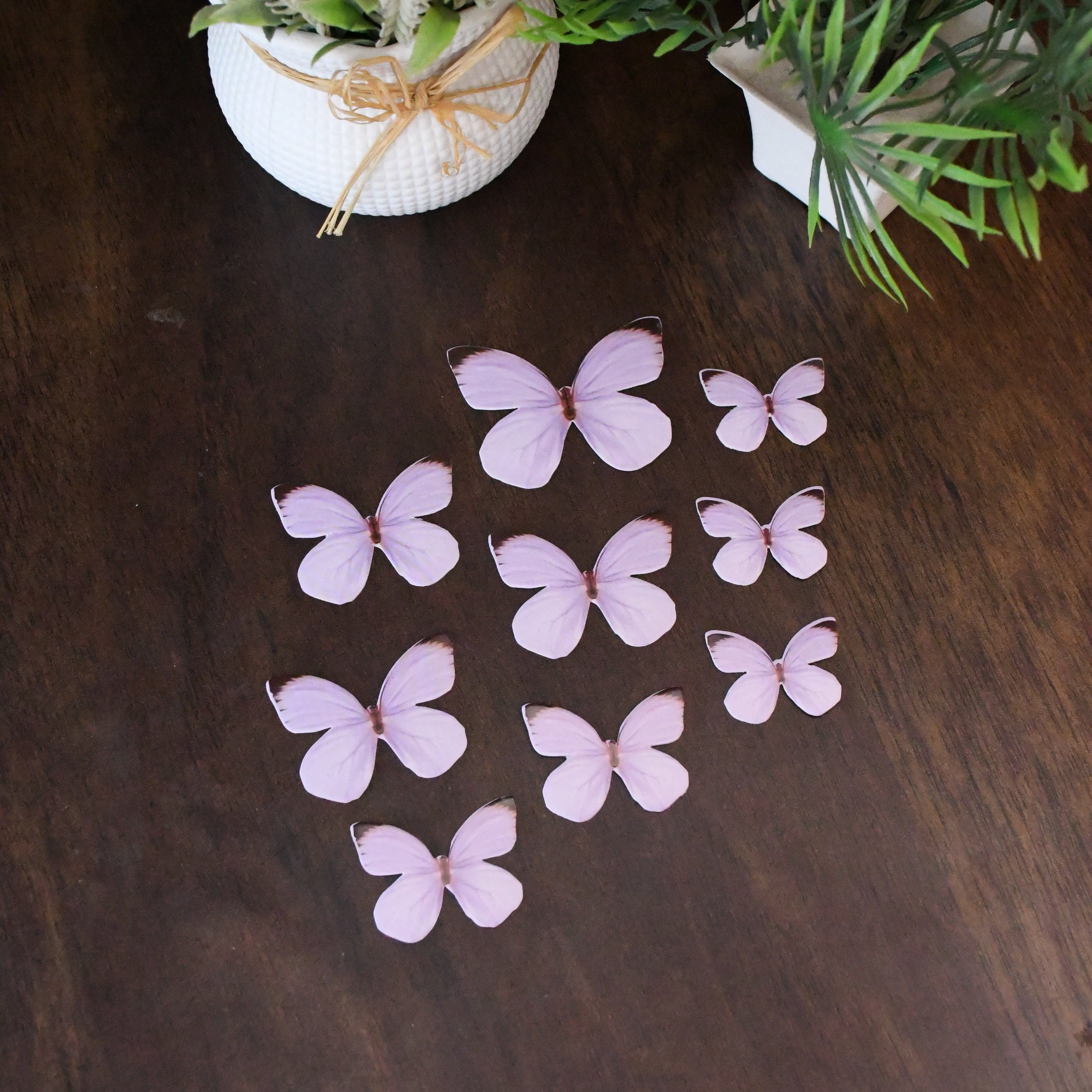 Purple Butterfly Cake Topper