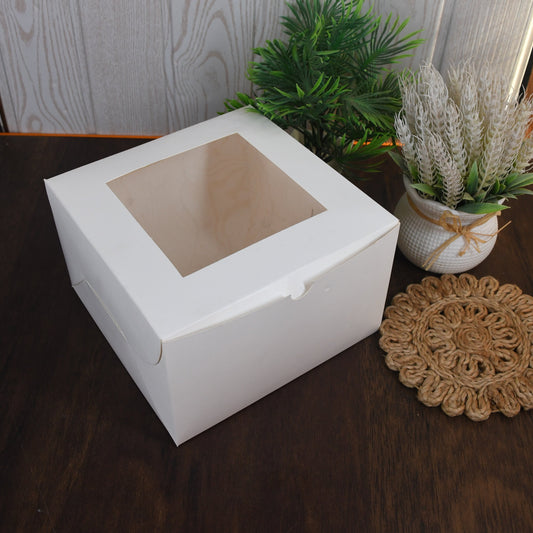 Half kg Cake Box with Window/ 10pc