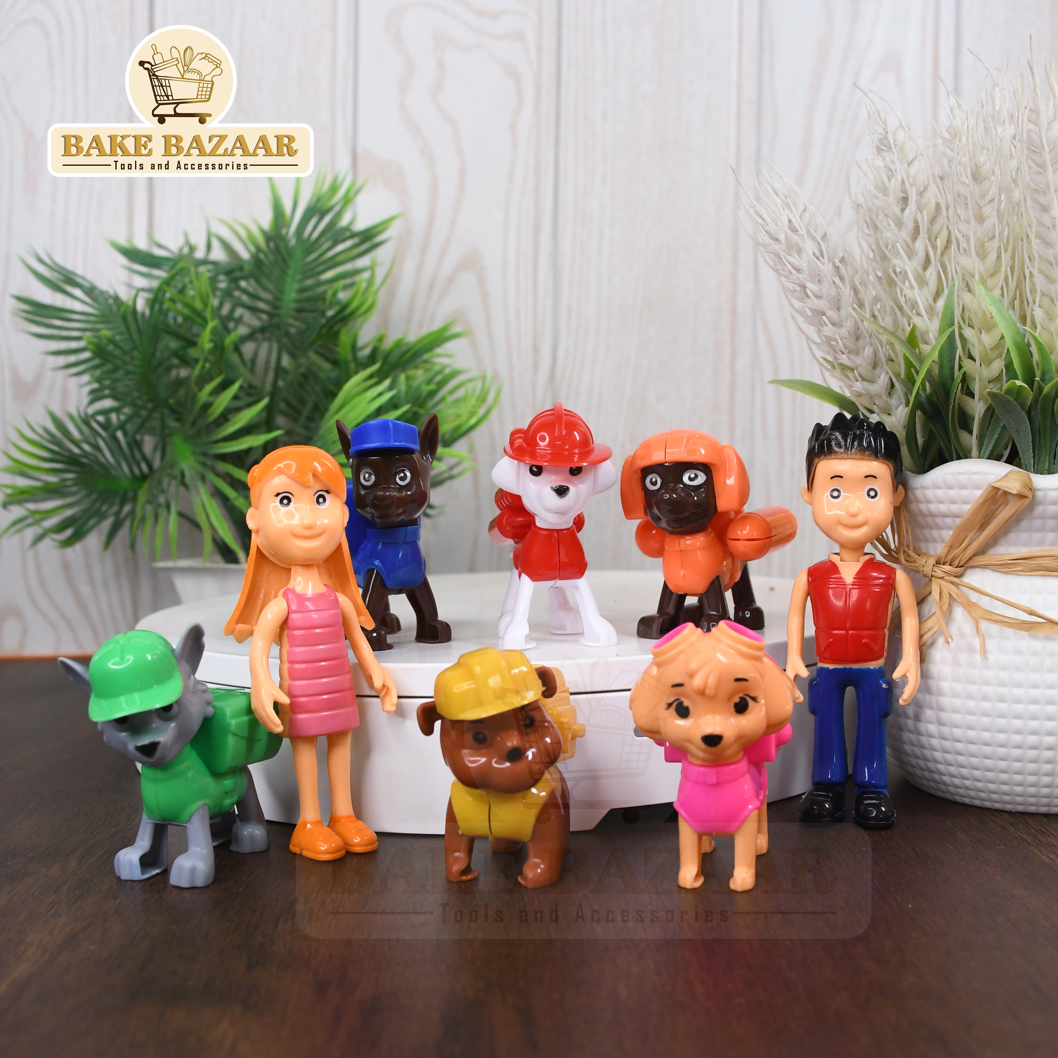 Paw Patrol Toy Set Cake Topper