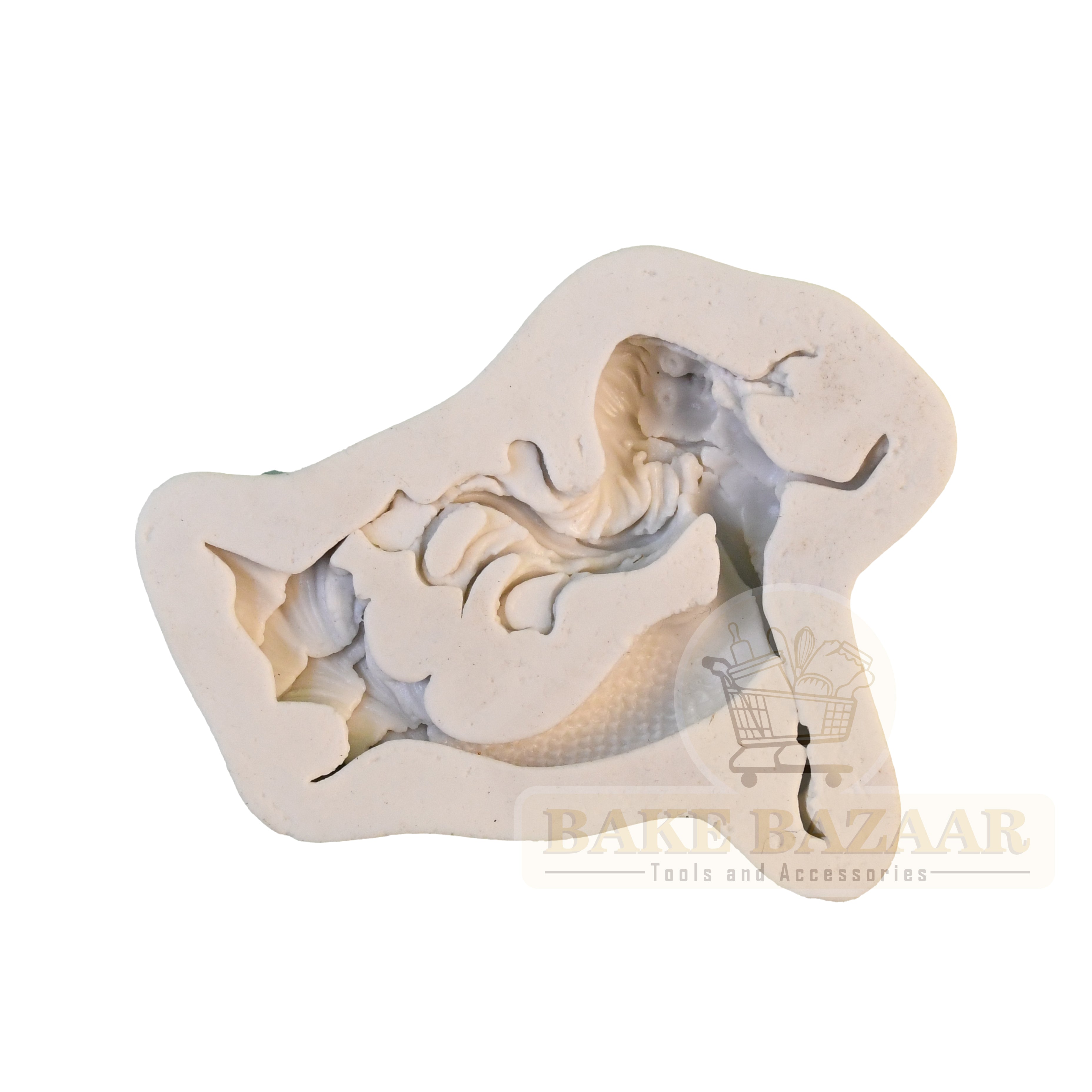 Full Mermaid Fondant Silicone Mold {5.5x7cm}