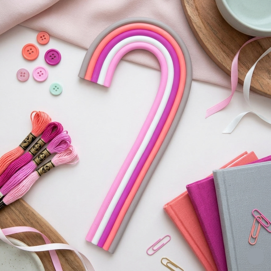 Silicone Rainbow Cake Topper Multicolor (2)