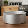 Round Aluminum Tin (Size-6inchx3inch)