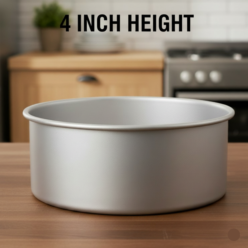 Round Aluminum Tin (Size-3inchx4inch)