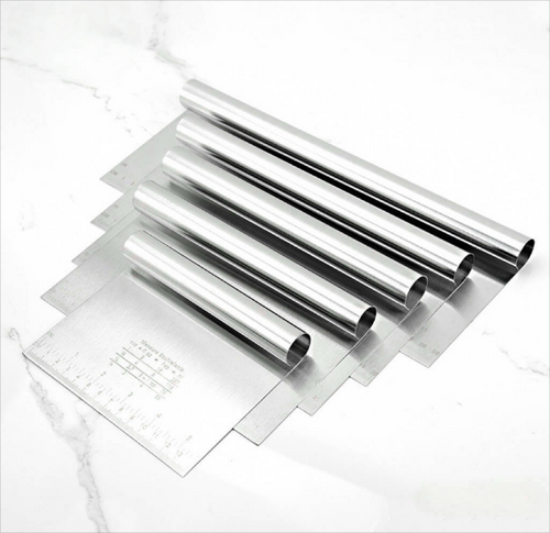30cm Stainless Steel with Measuring Scale Cake Scrapper