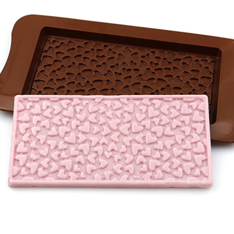 Heart Textured Chocolate Bar Mold