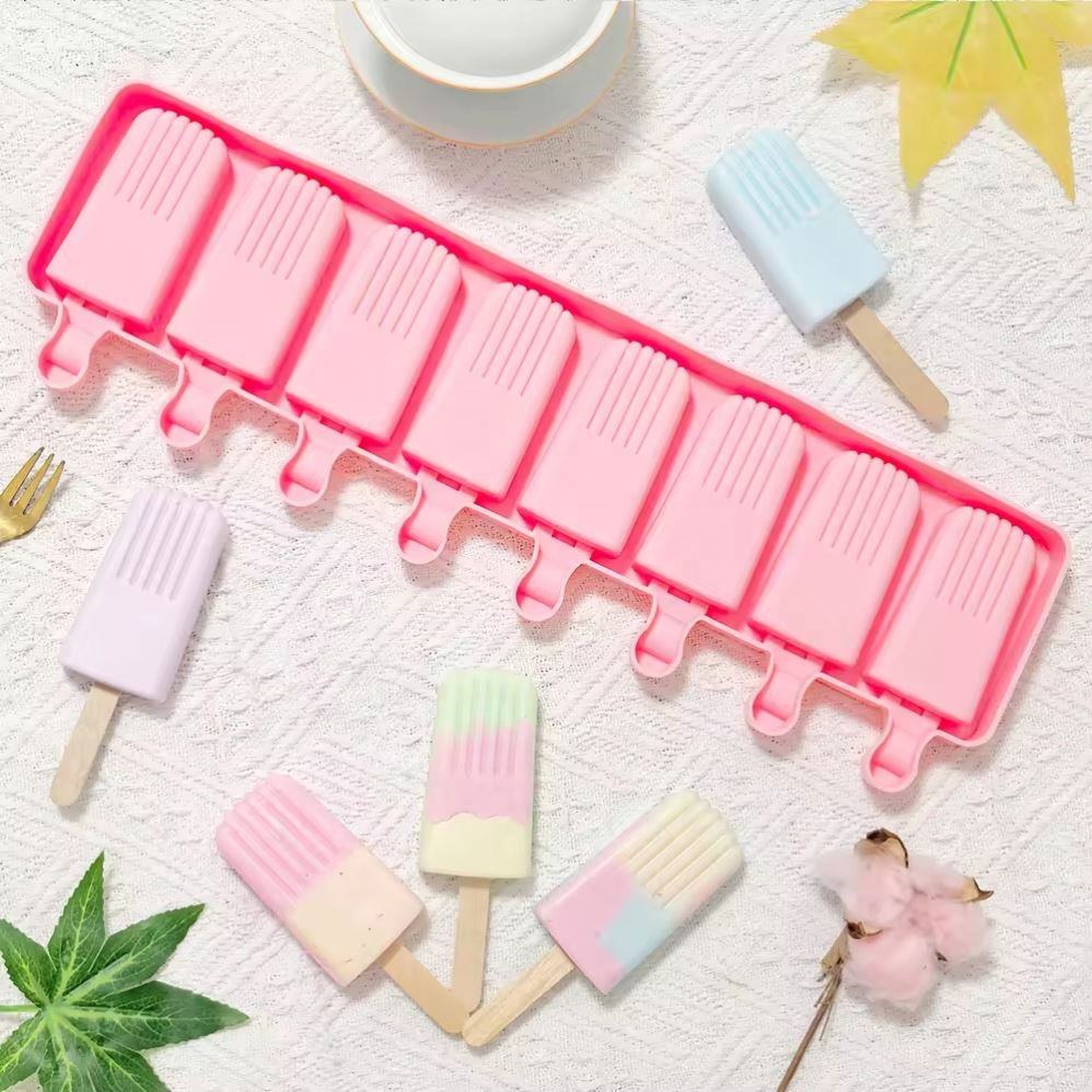 8 in 1 Silicone Popsicle Mold