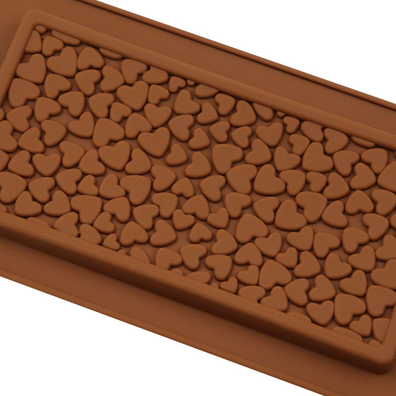 Heart Textured Chocolate Bar Mold