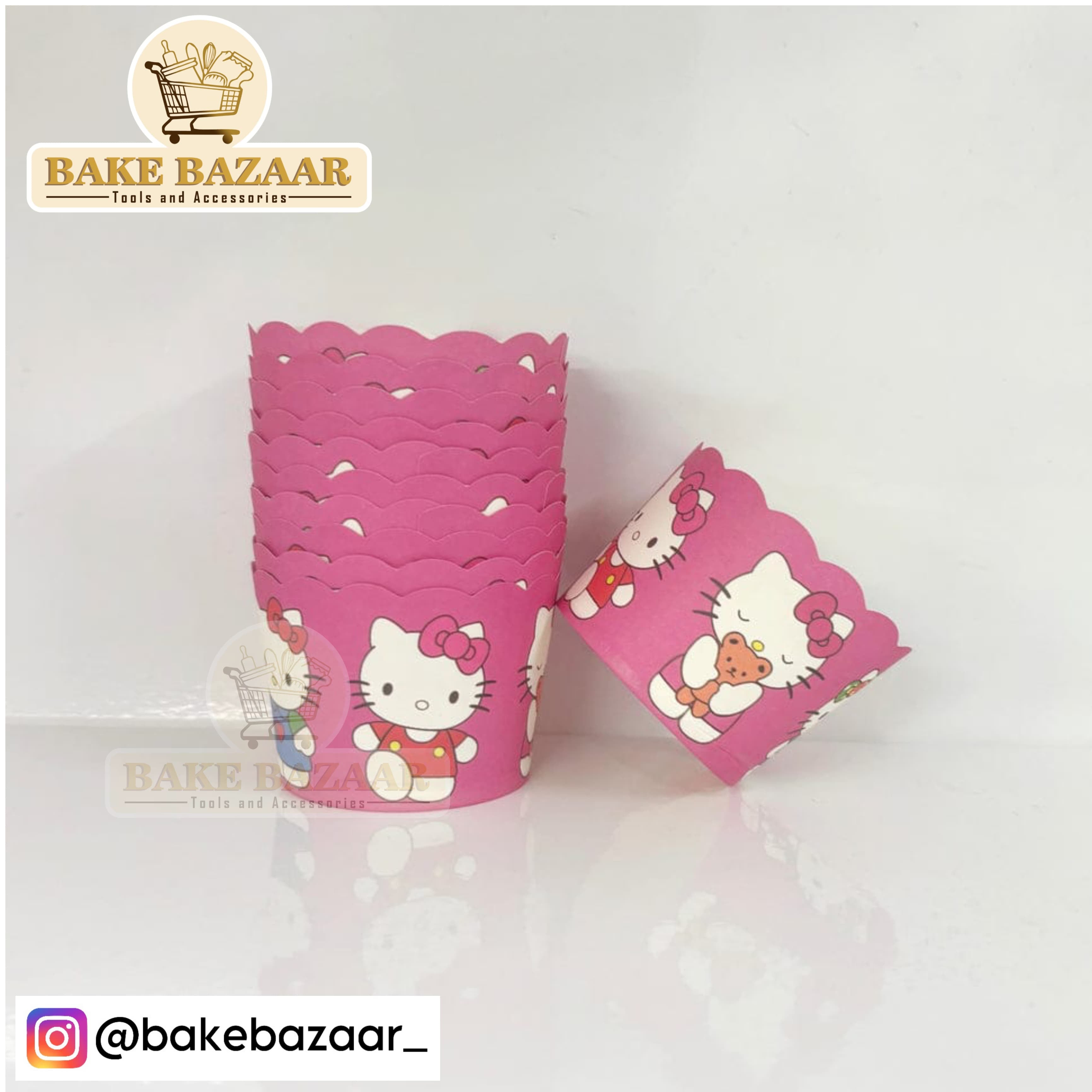 Hello Kitty Paper Muffin Cup (50pc Pack)
