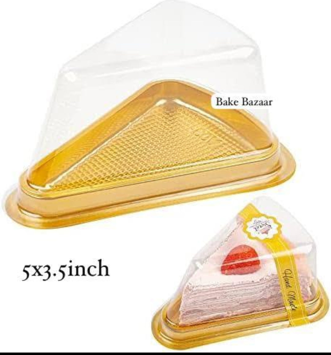 Pastry Cake Container (50pc pack)