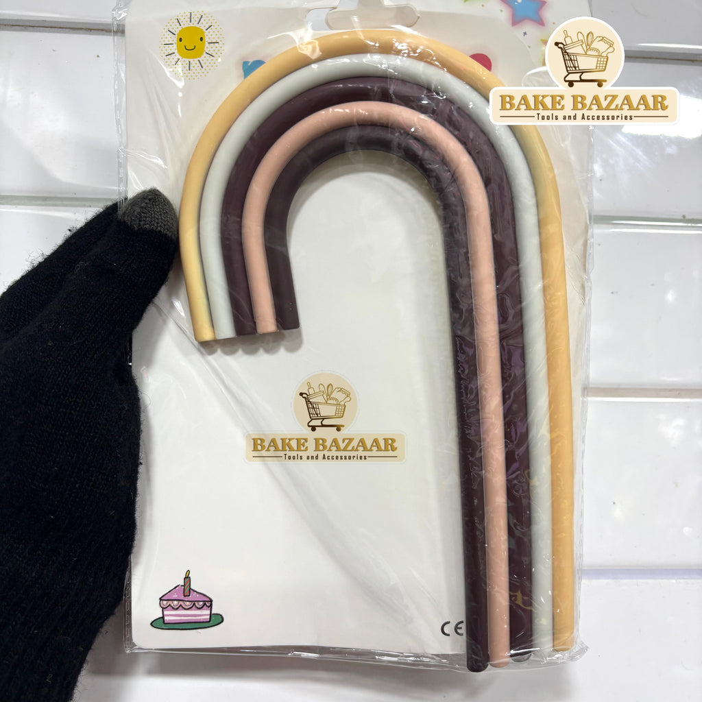 Colorful Rainbow Cake Topper