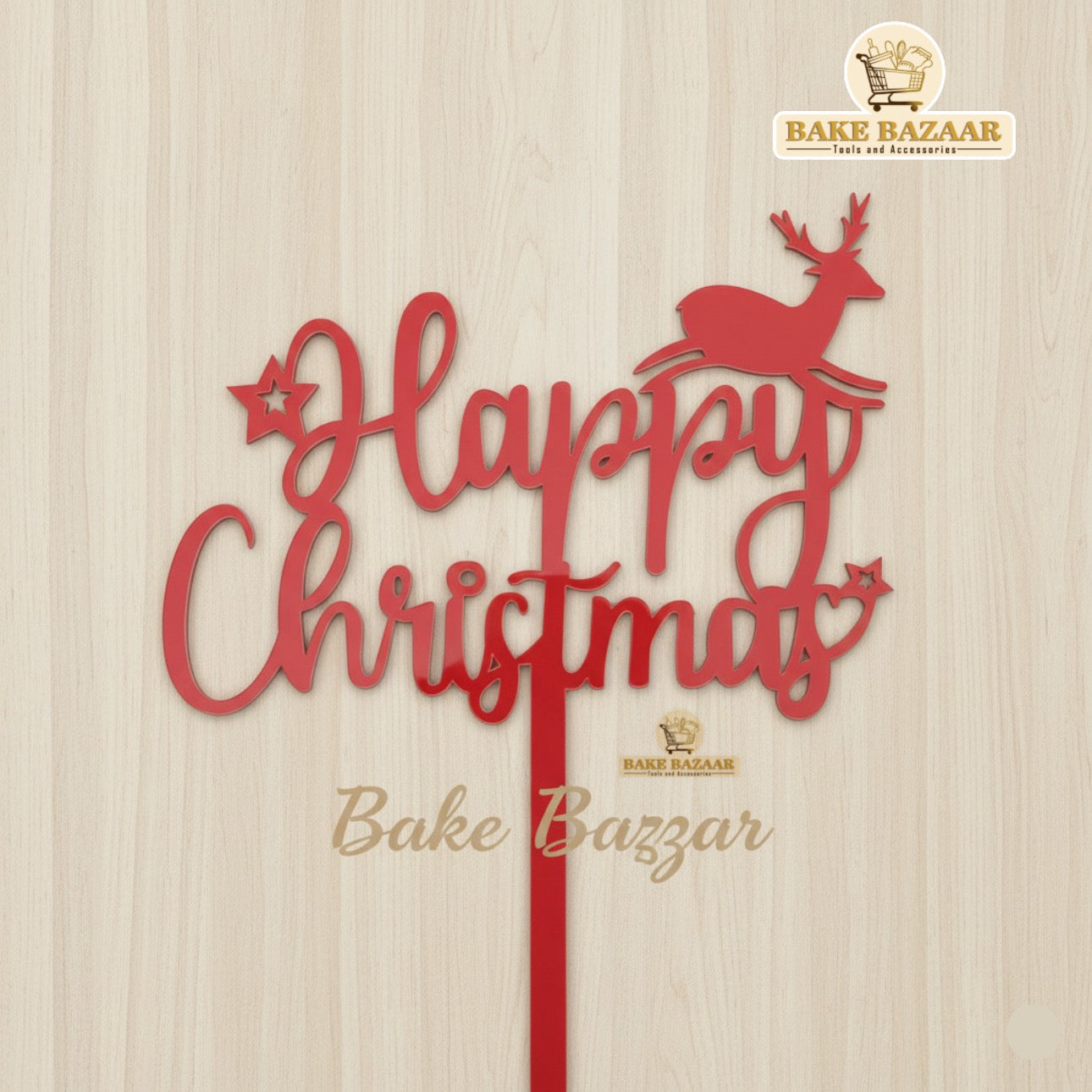 Merry Christmas Cake Topper (6)