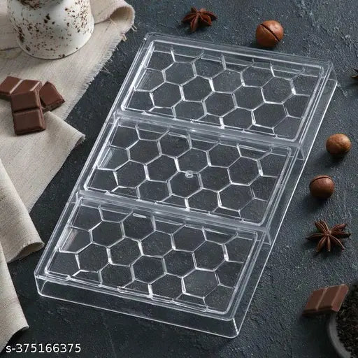 Hexagon Polycarbonate Chocolate Bar Mold
