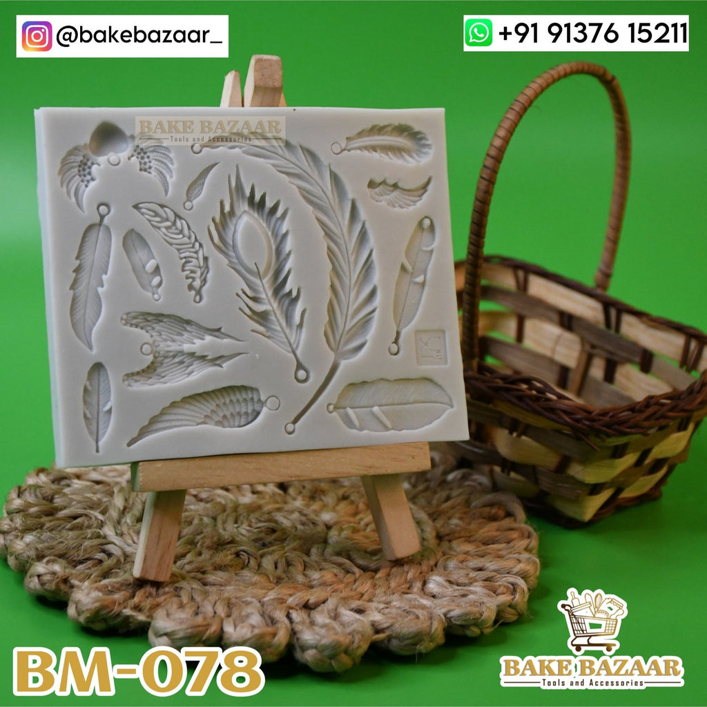 Silicone Feather Wings Shape Cake Molds