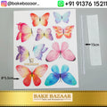 10pcs 3D Butterfly Cupcake Topper [09]