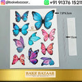 10pcs 3D Butterfly Cupcake Topper [03]