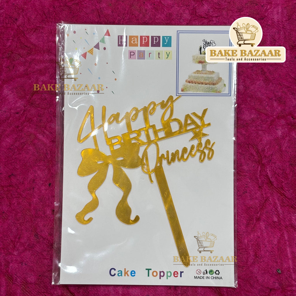 Acrylic Happy Birthday Topper (5 inch) (5)