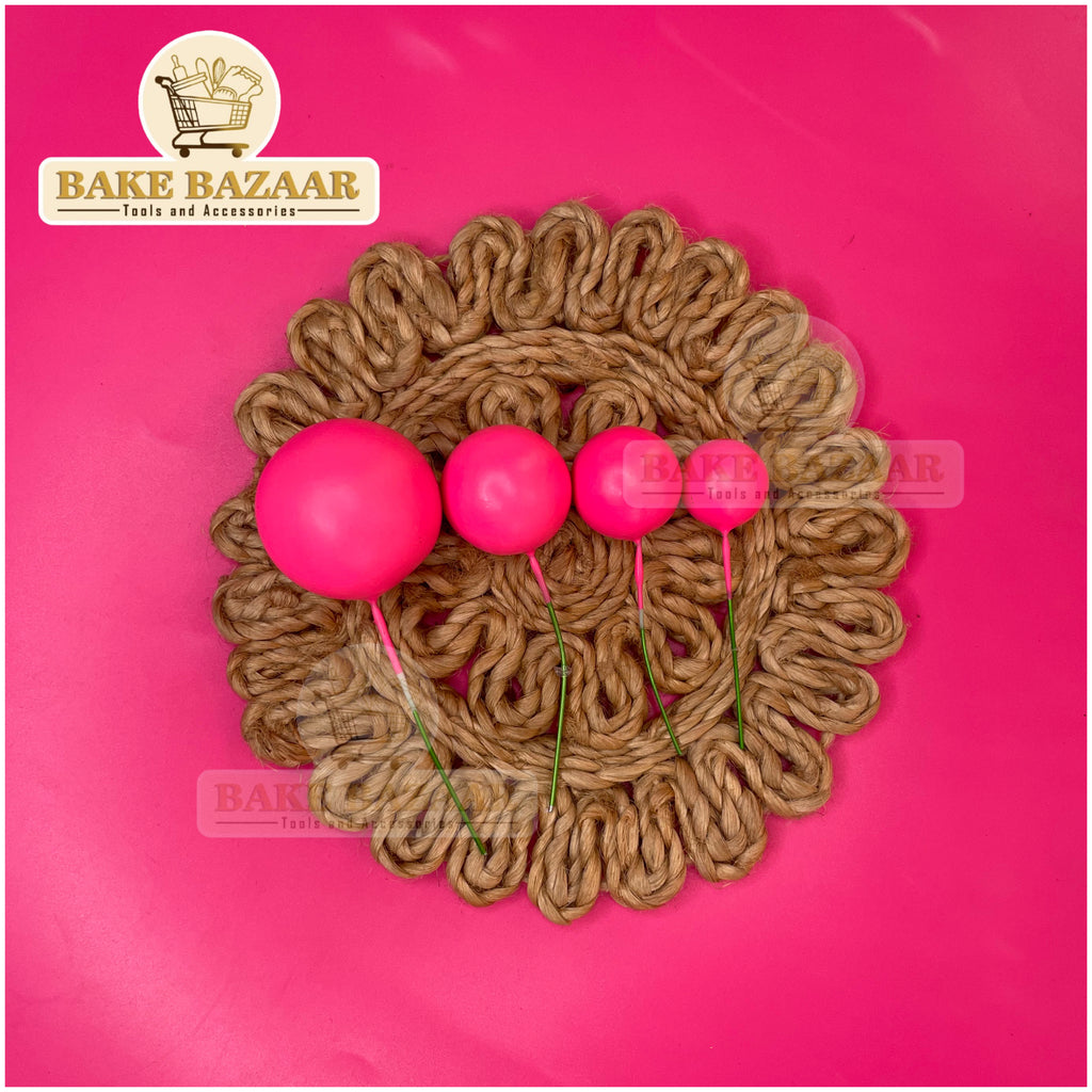 Pink Matte Faux Ball