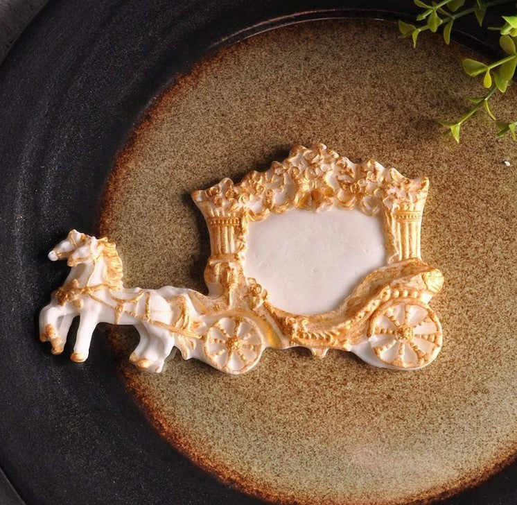 Royal Wedding Horse Carriage Silicone Fondant Mould