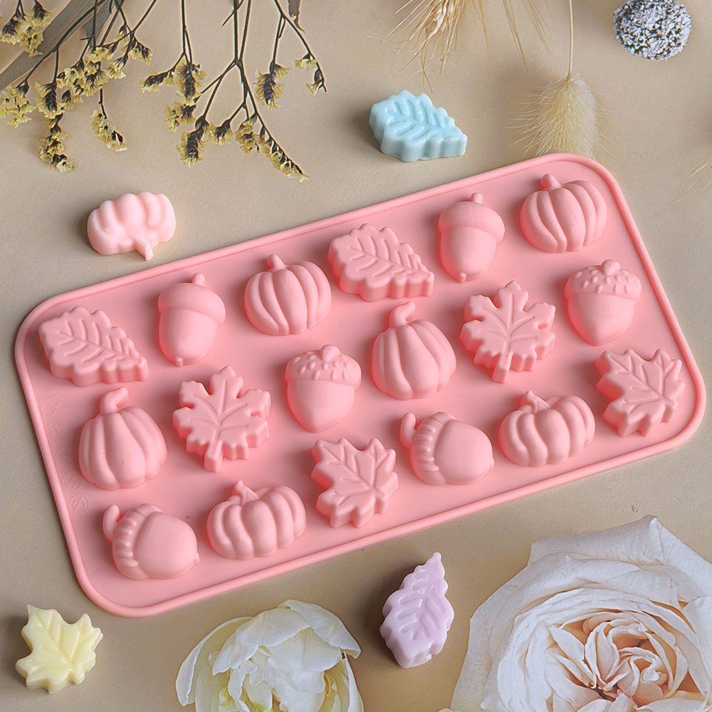 Autumn Fall Theme Candy Silicone Mold