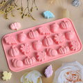 Autumn Fall Theme Candy Silicone Mold