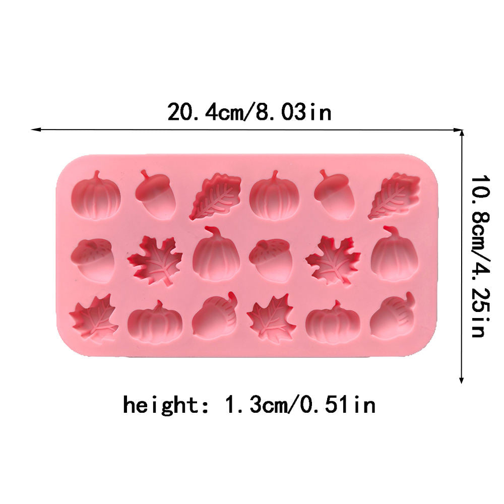 Autumn Fall Theme Candy Silicone Mold