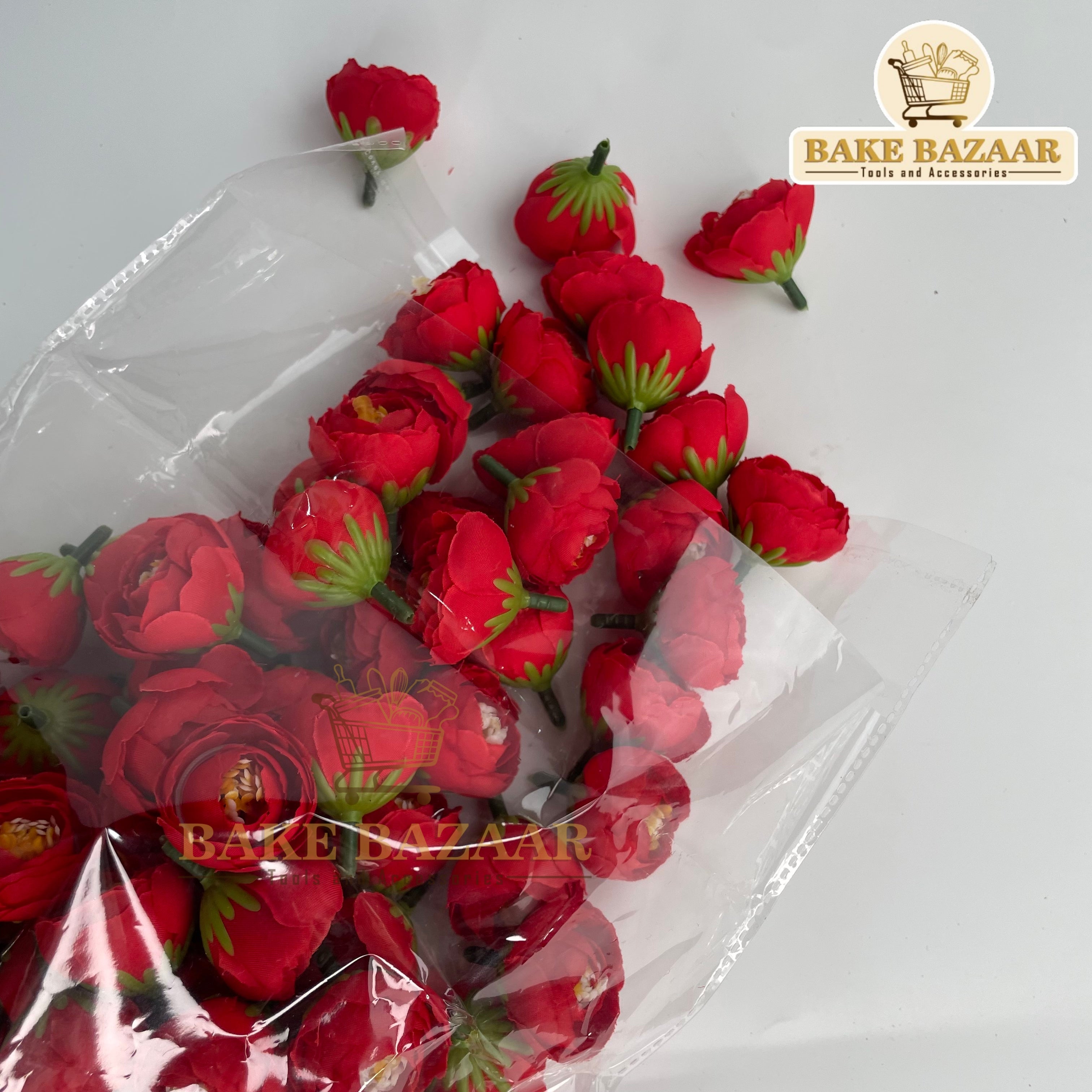 Small Artificial Peony (Pack of 10)