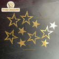 Star Shape Acrylic Cutout (Pack of 10)