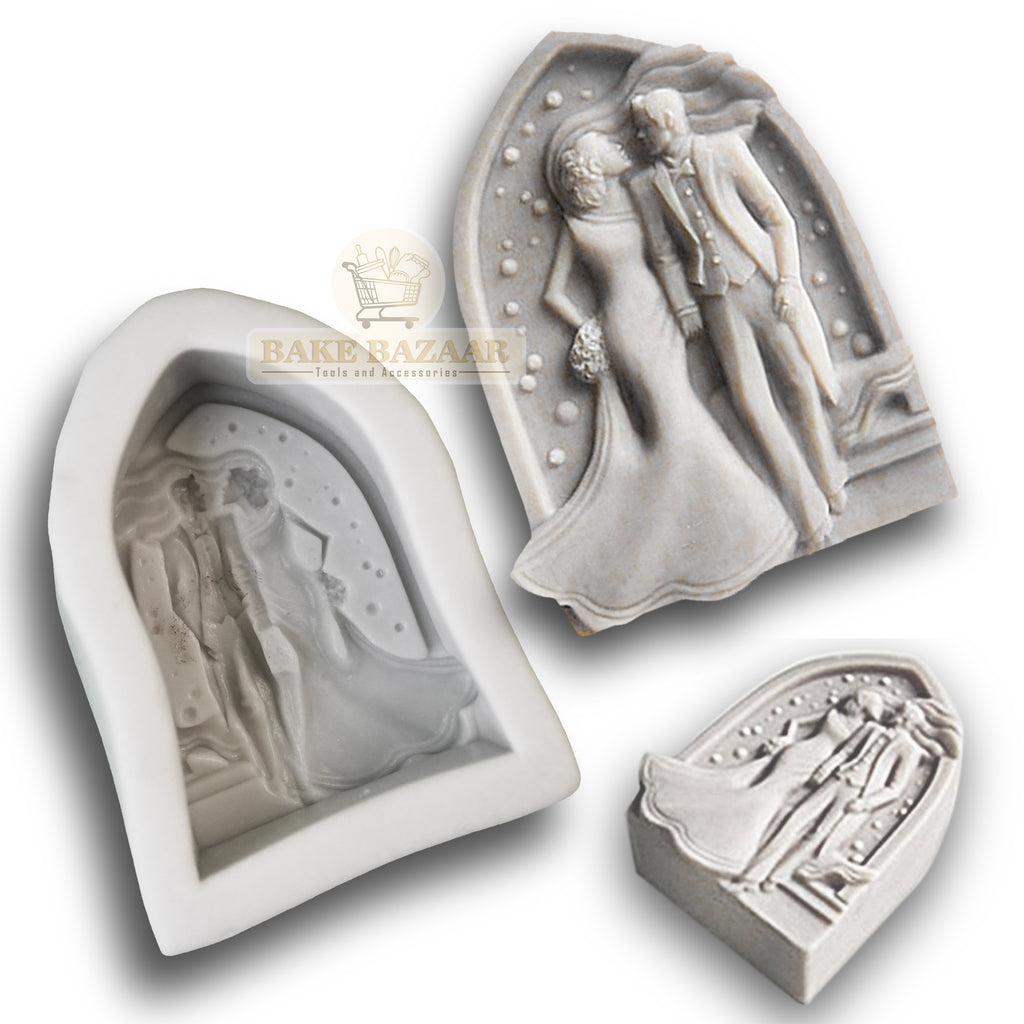 Wedding Day  Silicone Soap Mold / Candle Mold
