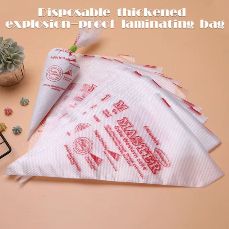 Piping Bags for Cake Decoration {Medium}(100pc pack)
