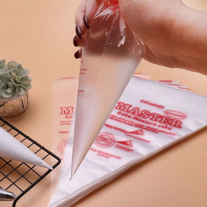 Piping Bags for Cake Decoration {Large}(100pc pack)