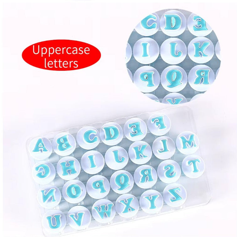 Uppercase Alphabet Letters  Fondant Plunger