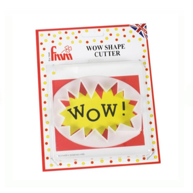 1pc Wow  Fondant Cutter