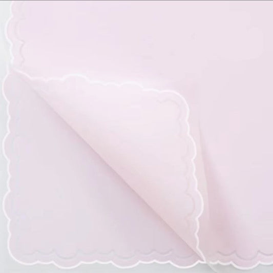 Premium Flower Wrapping Paper with Wavy Lines