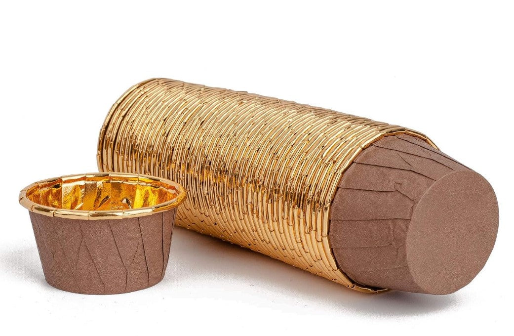 Aluminum Foil Paper Baking Cups (50pc)