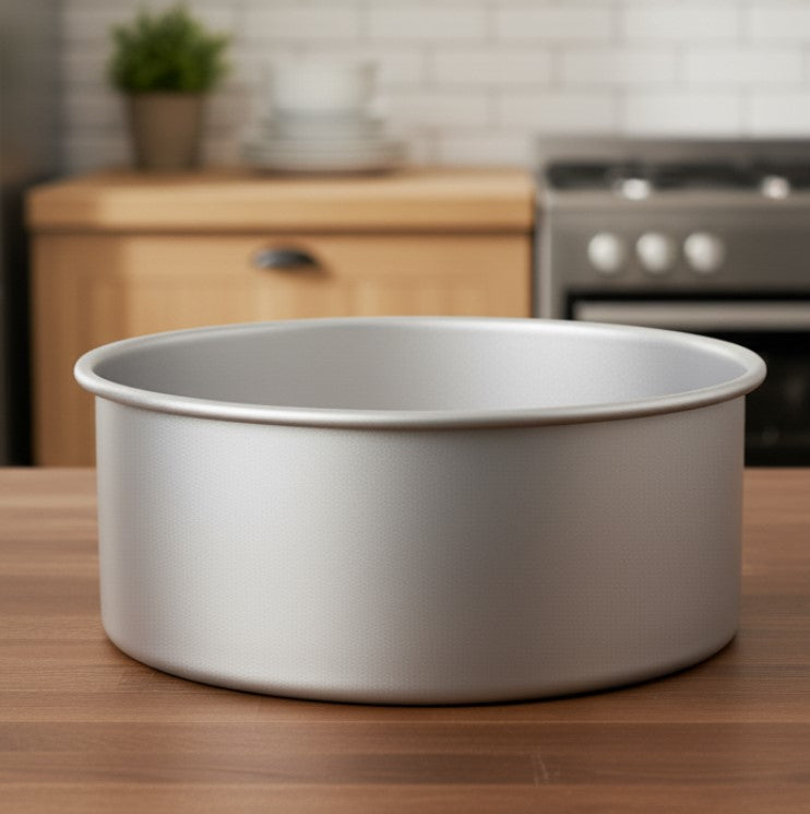 Round Aluminum Tin (Size-6inchx2.5inch)